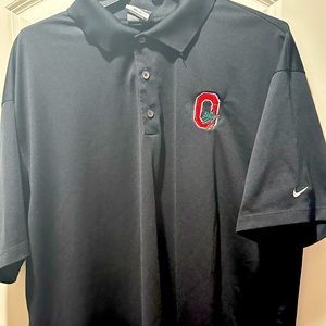 Custom Nike Ohio State Golf Shirt; XXL